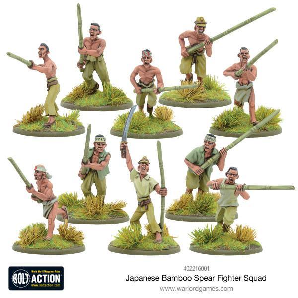 Japanese Bamboo Spear Fighter Squad - Japan (Bolt Action)