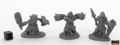 44041: BLOODSTONE GNOME WARRIORS (3) reaper bones black