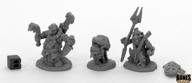 44048 - Bloodstone Gnome Heroes x2 (Reaper Bones Black) :www.mightylancergames.co.uk