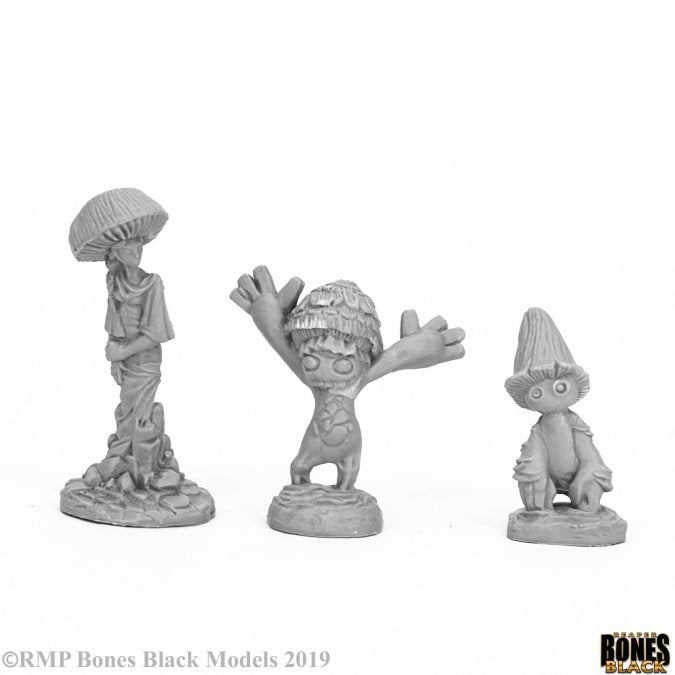 44056 Fungoids (3) Reaper Bones Black - mighty lancer games