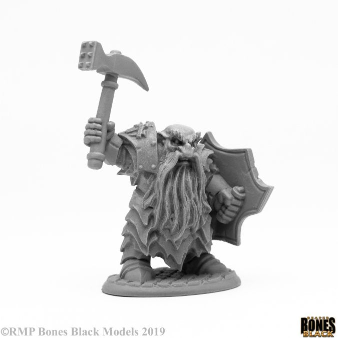 44109 Enlarged Dark Dwarf Smiter (Bones Black) :www.mightylancergames.co.uk 