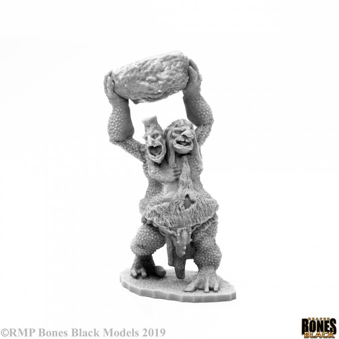 44120 Two Headed Troll (Bones Black) :www.mightylancergames.co.uk 