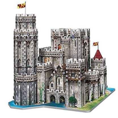 Camelot Castle Wrebbit 3D Puzzle lets you use the 865 foam backed puzzle pieces to create this amazing castle from the time of King Arthur making a great display piece.