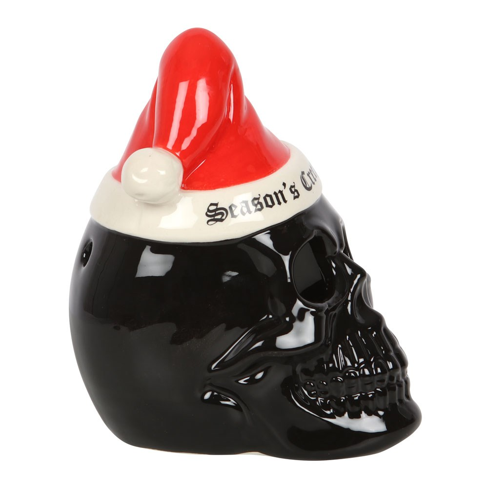 Seasons Creepings Skull Tealight Holder