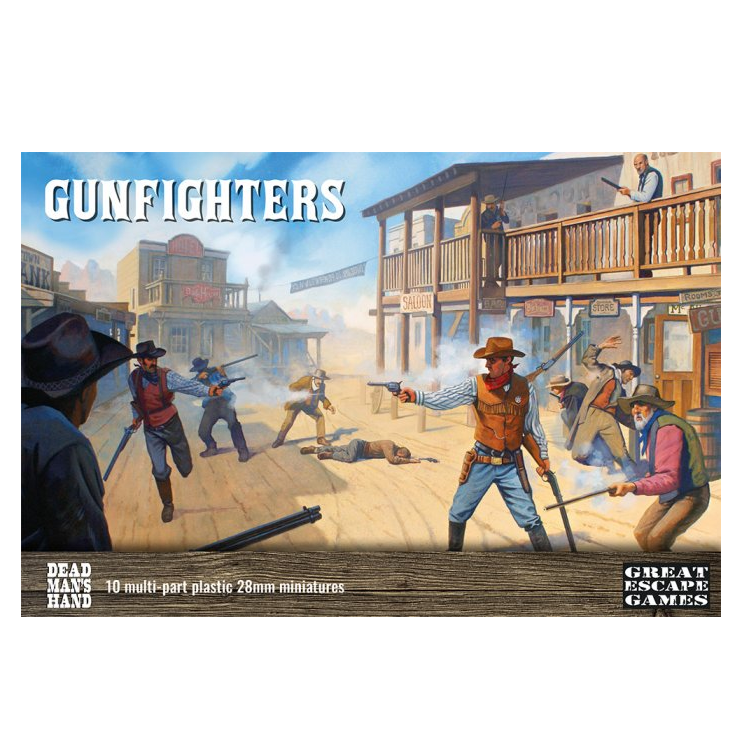 Dead Mans Hand Gunfighters miniatures box art 