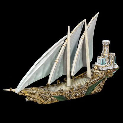 Elf Starter Fleet For Armada by Mantic. miniature ship