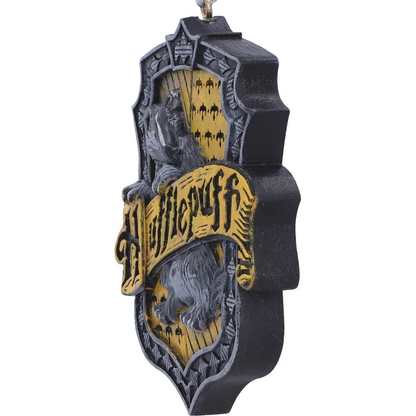 Nemesis Now Hufflepuff Crest Hanging Ornament - Harry Potter