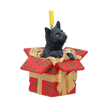 Nemesis Now Present Cat Hanging Ornament - Lisa Parker