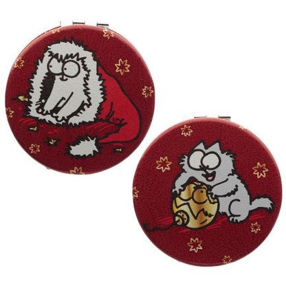 Simon's Cat Christmas Compact Mirror