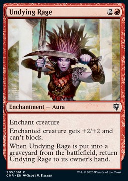 Undying Rage Foil & Non Foil Singles UK