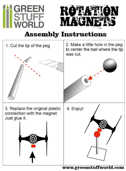 Rotation Magnets - Size XL -9344- Green Stuff World