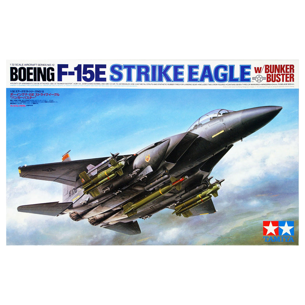 Boeing F-15E Strike Eagle W/ Bunker Buster - Tamiya 1/32 Scale Model