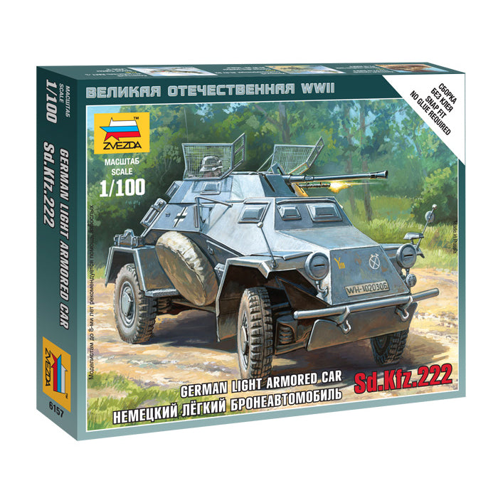 German Light Armoured Car Zvezda 1/100 Kit