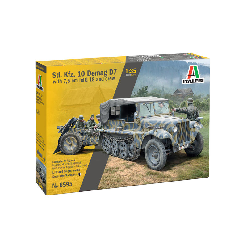 Demag D7 & 7.5cm LeIG 18 - Italeri 1/35 Scale Model