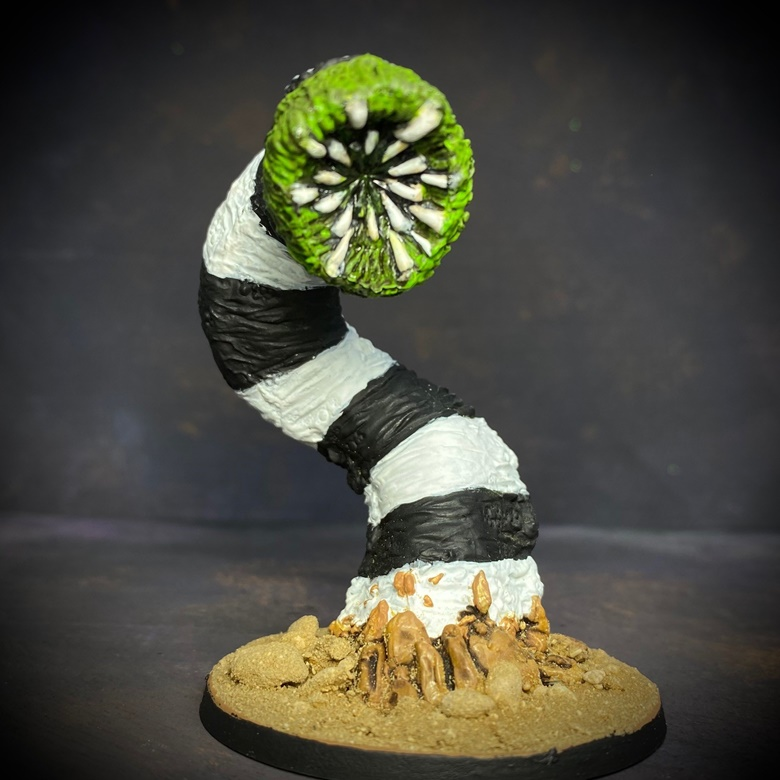 Prepainted Beetlejuice Style Sand Worm -MrsMLG