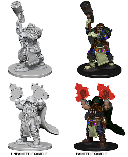 D&D Nolzur’s Marvelous Minis: Dwarf Cleric [SKU: 72624]: www.mightylancergames.co.uk