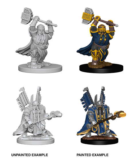 Wizkids D&D Nolzur's Marvelous Miniatures: Dwarf Paladin 72630