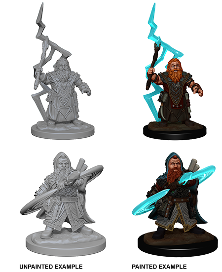 Pathfinder Deep Cuts Miniatures: Dwarf Male Sorcerer [SKU: 73188]