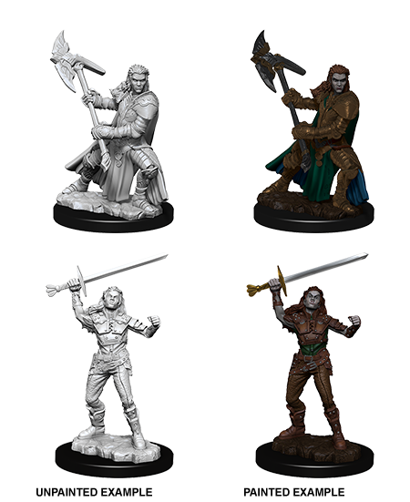 WizKids D&D Nolzur's Marvelous Miniatures (Wave 7) - Female Half-Orc Fighter 73542