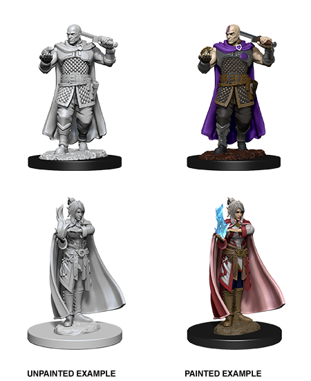 WizKids Human Ranger & Moon Elf Sorcerer 73675 -D&D Nolzur's Marvelous Miniatures- Minsc & Delina