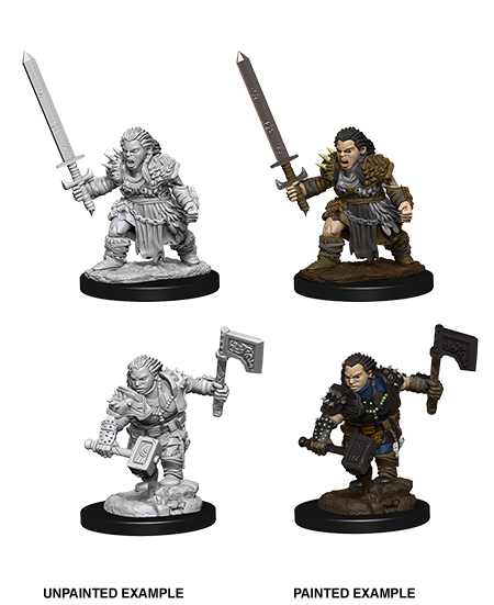 WizKids Female Dwarf Barbarian 7...