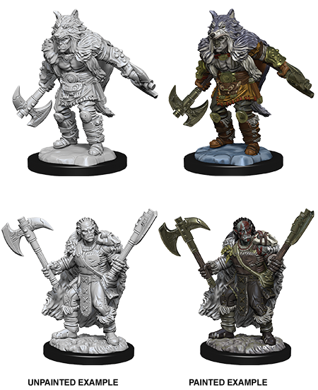 WizKids: Half-Orc Barbarian 73704 - D&D Nolzur's Marvelous Miniatures