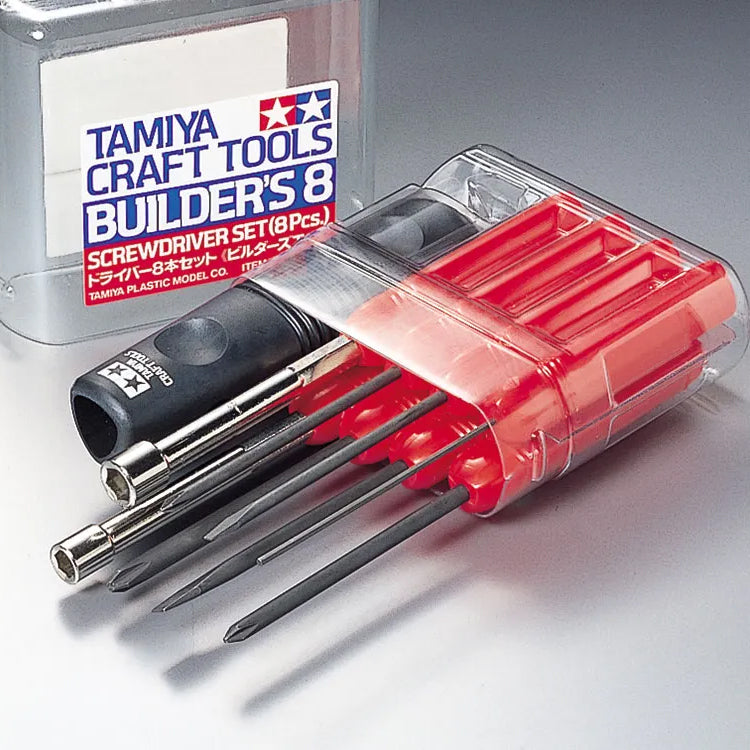 Tamiya Hobby Builder's 8 Screwdriver Set