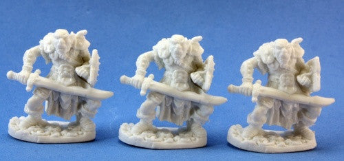 77019 - Orc Swordsman x3 (Reaper Bones) :www.mightylancergames.co.uk