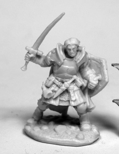 Reaper Bones 77467: Rheagar, Male Fighter: www.mightylancergames.co.uk 