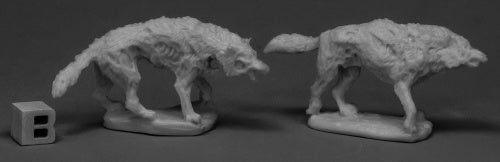 77533 -Dread Wolves (2) (Reaper Bones)