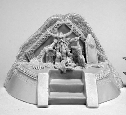 77570 - Dwarf King on Throne (Reaper Bones) :www.mightylancergames.co.uk