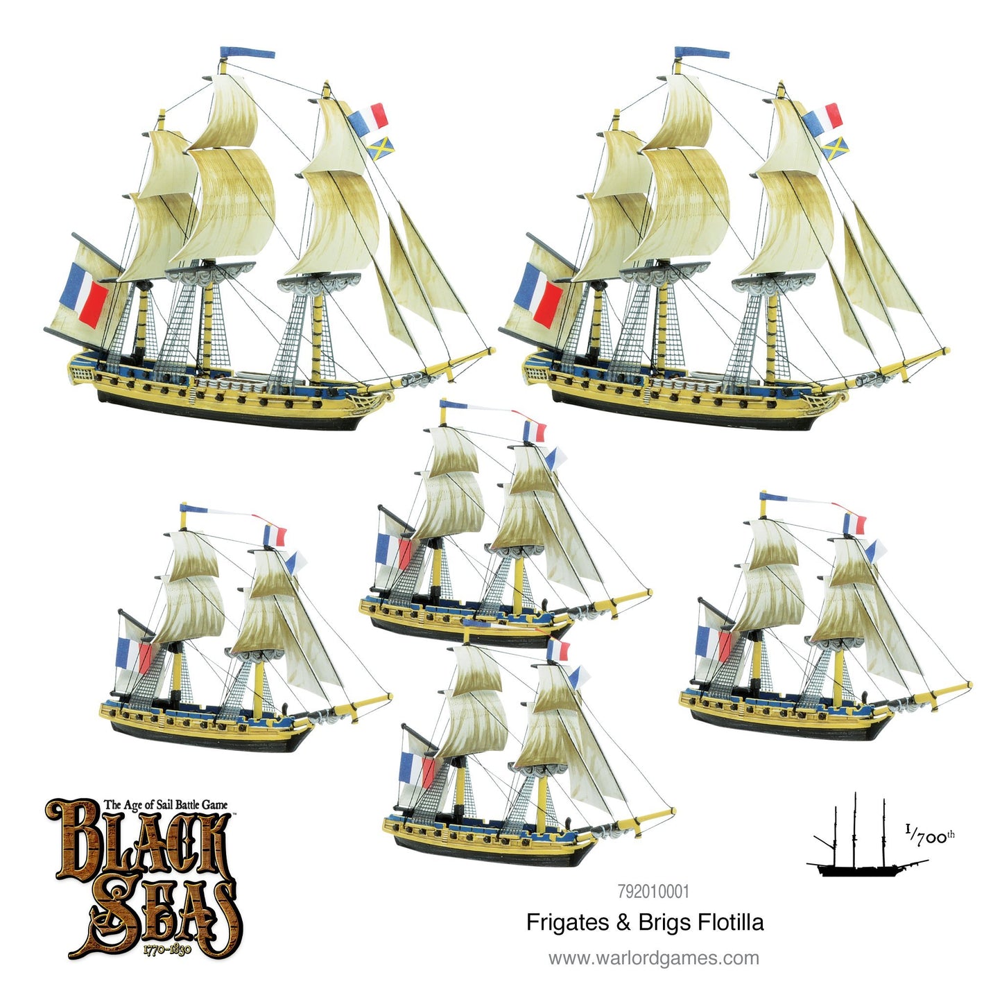 Frigates & Brigs Flotilla (Black Seas, The Age of Sail Game)