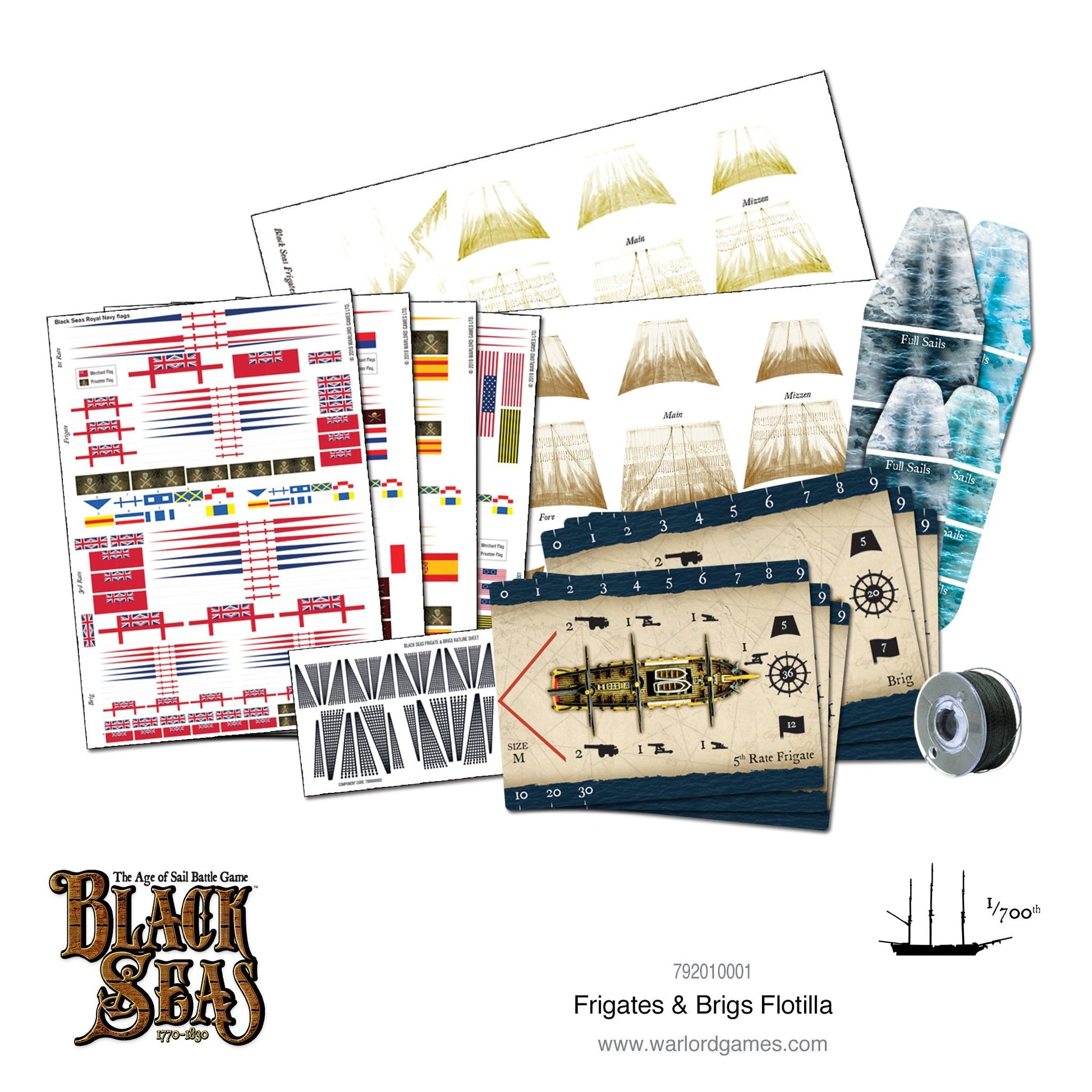 Frigates & Brigs Flotilla (Black Seas, The Age of Sail Game)