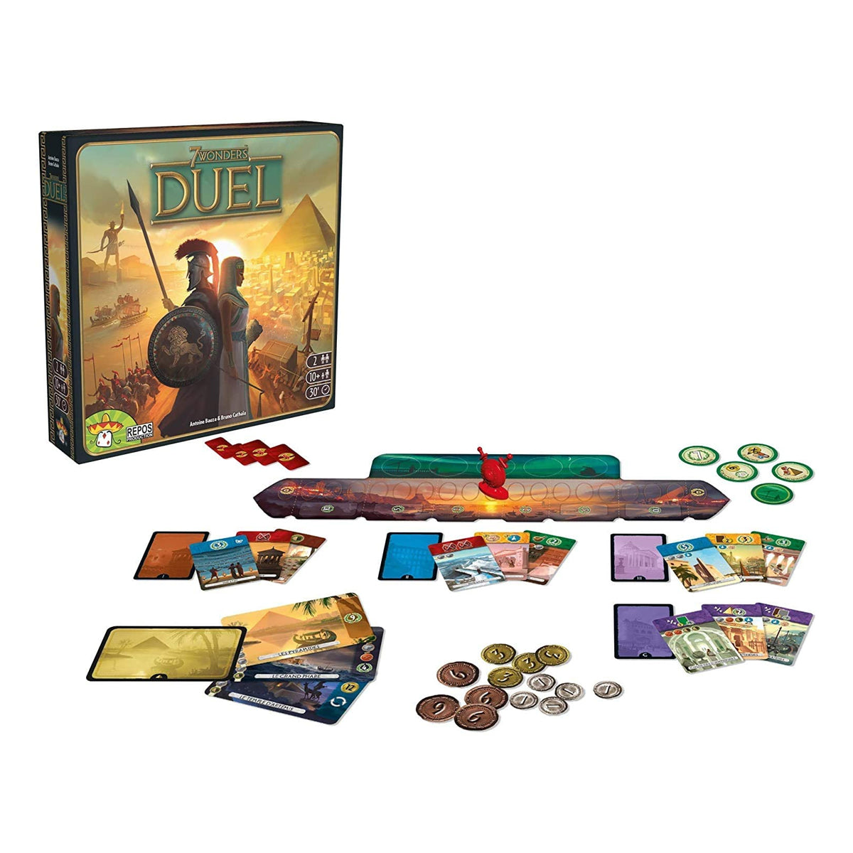 What's Inside 7 Wonders Duel?