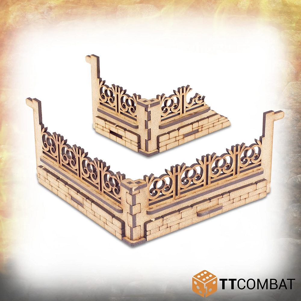 TT Combat crumbling building MDF kit for your gaming table 