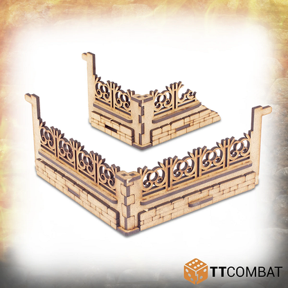 TT Combat crumbling building MDF kit for your gaming table 