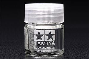 81044 PAINT MIXING JAR MINI (ROUND) - TAMIYA PAINT SYSTEM