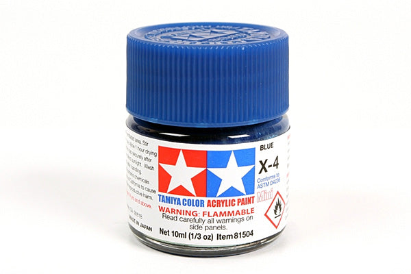 81504 ACRYLIC MINI X-4 BLUE - TAMIYA PAINT