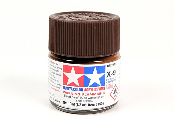 81509 ACRYLIC MINI X-9 BROWN - TAMIYA PAINT