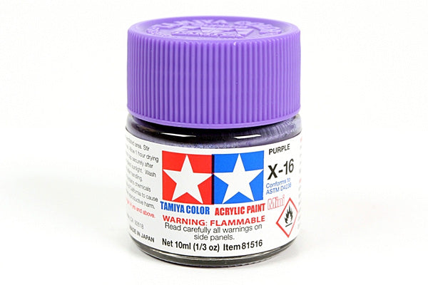 81516 ACRYLIC MINI X-16 PURPLE - TAMIYA PAINT