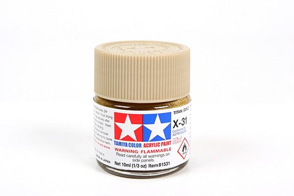 81531 ACRYLIC MINI X-31 TITAN GOLD - TAMIYA PAINT