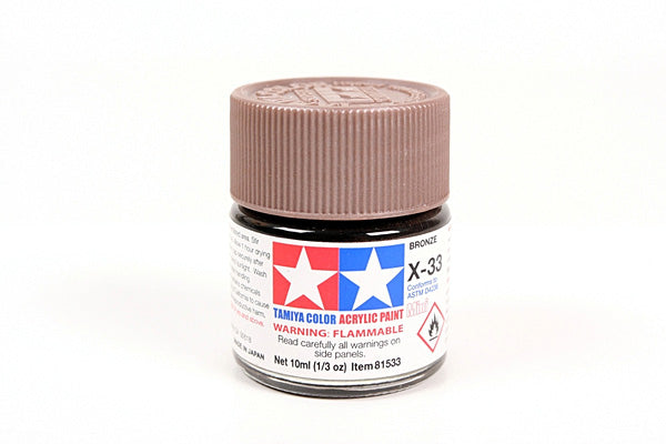 81533 ACRYLIC MINI X-33 BRONZE - TAMIYA PAINT