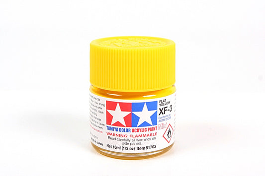 81703 ACRYLIC MINI XF-3 FLAT YELLOW - TAMIYA PAINT