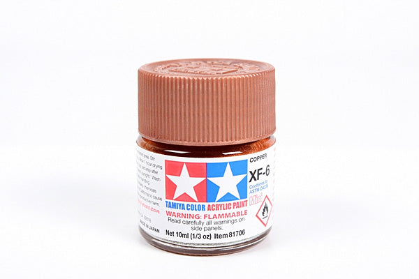 81706 ACRYLIC MINI XF-6 COPPER - TAMIYA PAINT