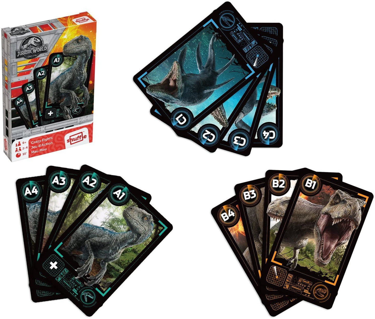 Jurassic World Crazy Eights Card Game