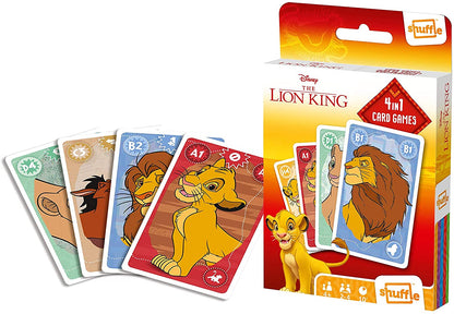 The Lion King - 4 In 1 Card Games