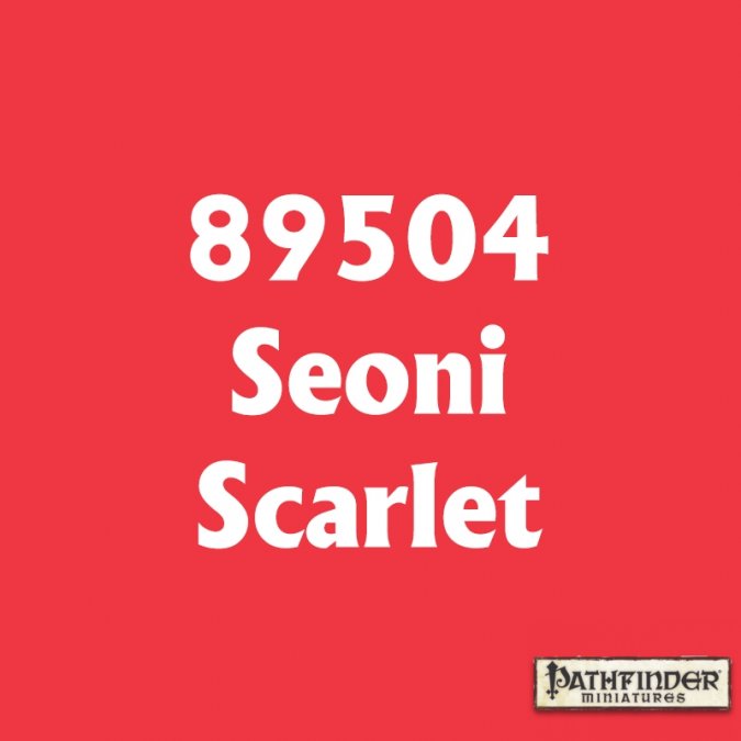 89504 Seoni Scarlet - Pathfinder Master Series Paint