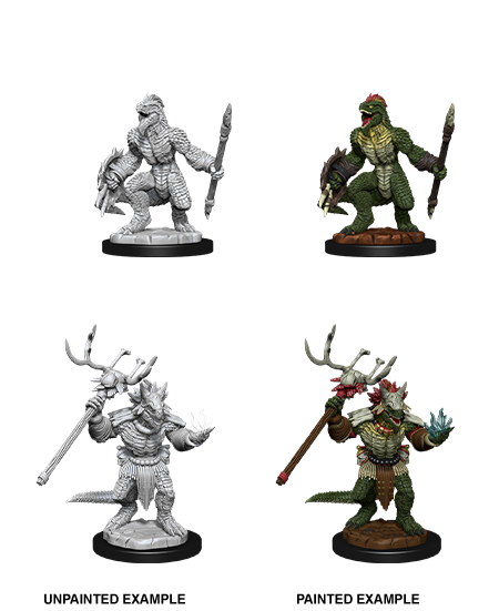 Lizardfolk & Lizardfolk Shaman - 90074 -Wizkids