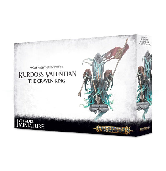 Kurdoss Valentian, The Craven King - Nighthaunts (Age of Sigmar): www.mightylancergames.co.uk