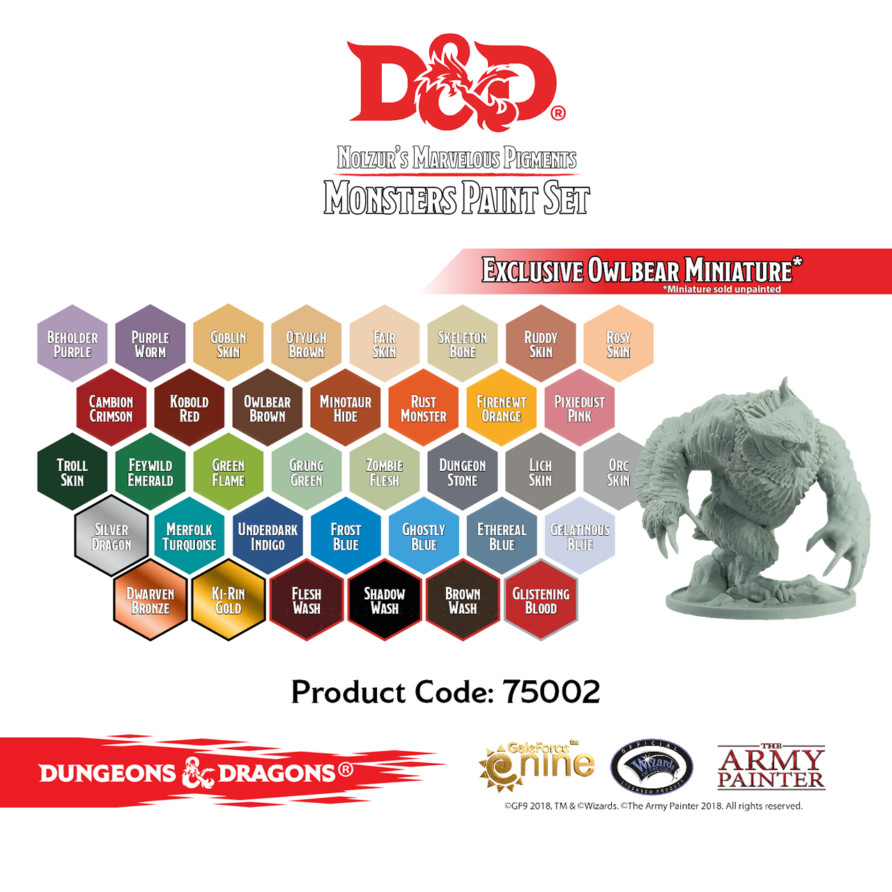 D&D Monsters Paint Set: www.mightylancergames.co.uk